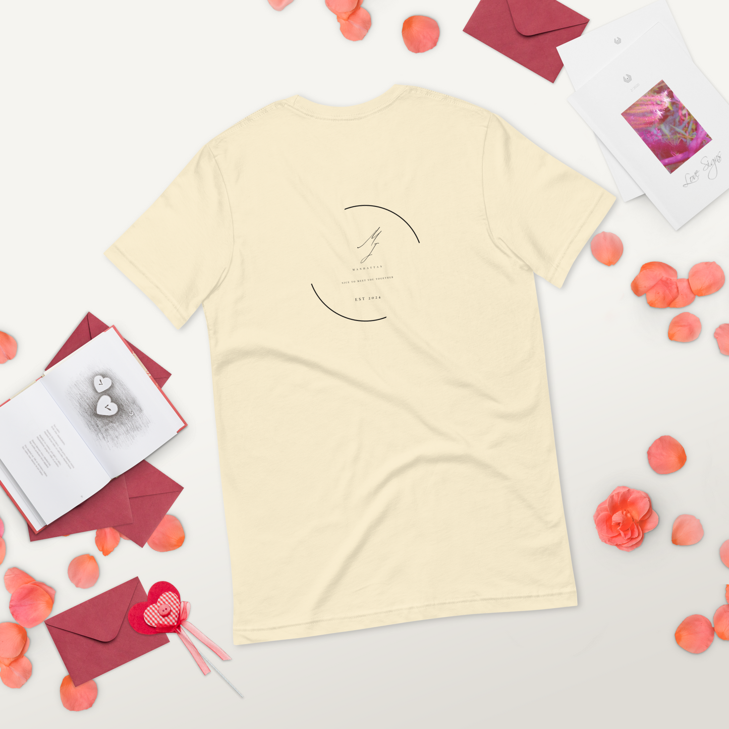 T-shirt unisexe Nice to meet you together